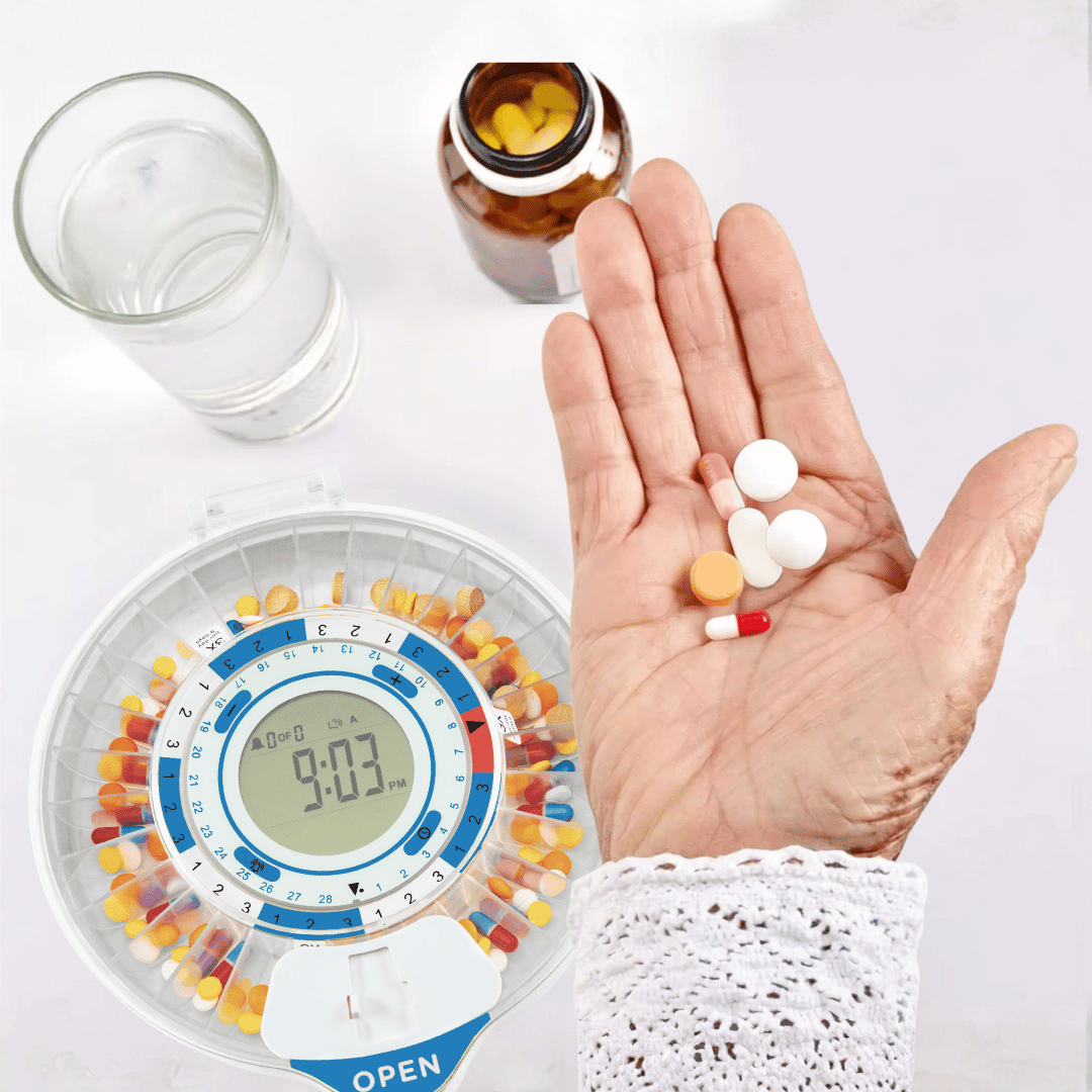 Memio Go - Smarter Medikamentenspender mit App & Erinnerungsfunktion - Memio Care