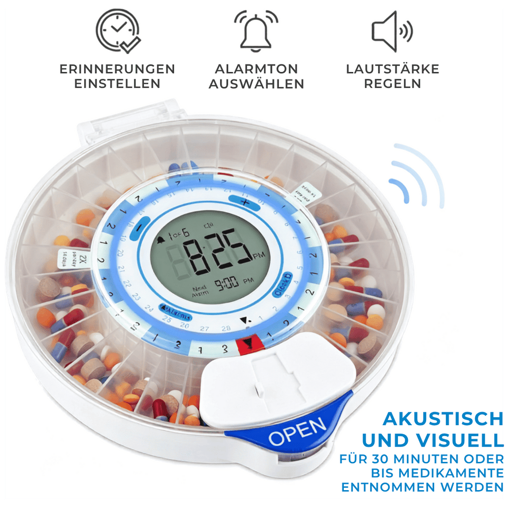 Memio Go - Smarter Medikamentenspender mit App & Erinnerungsfunktion - Memio Care