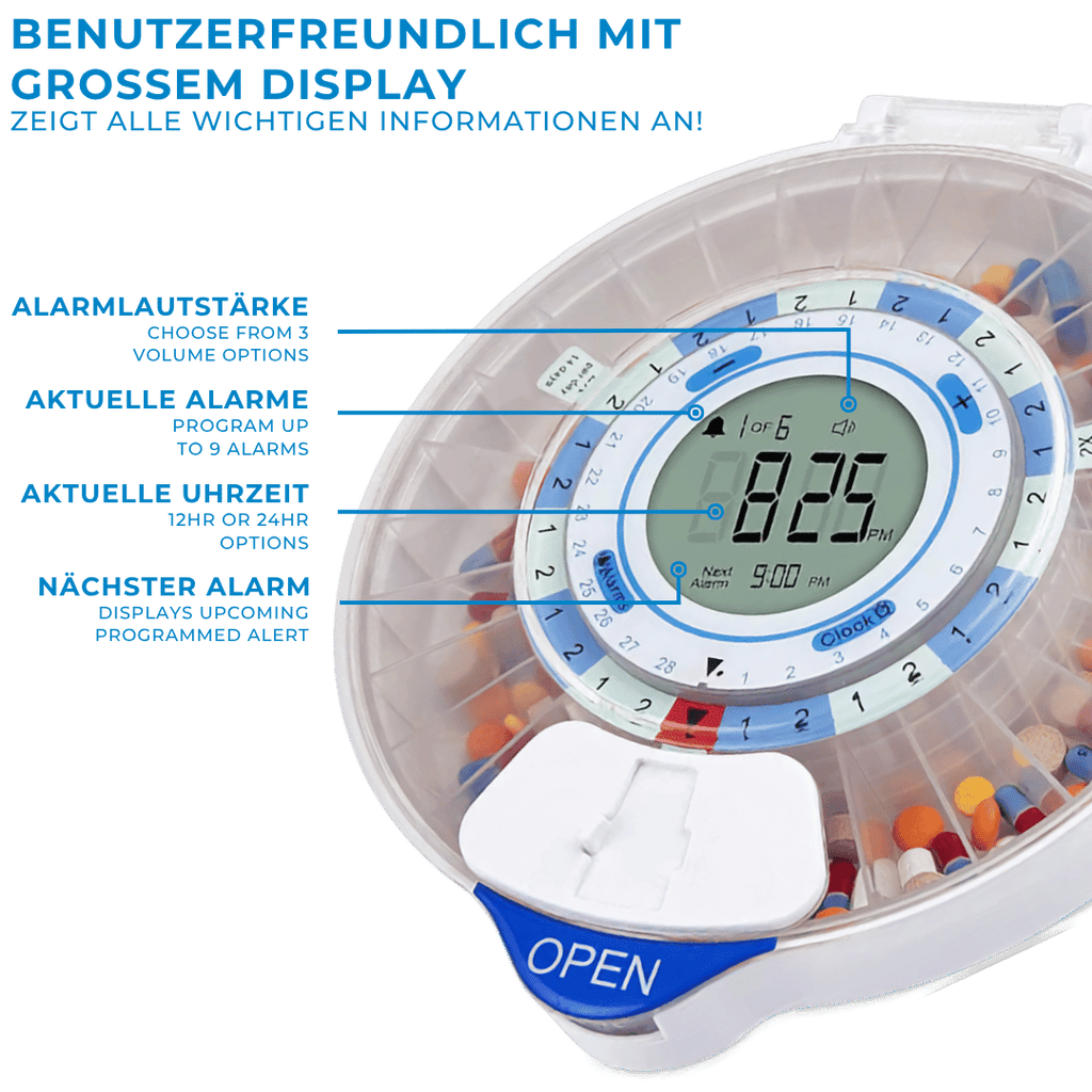 Memio Go - Smarter Medikamentenspender mit App & Erinnerungsfunktion - Memio Care