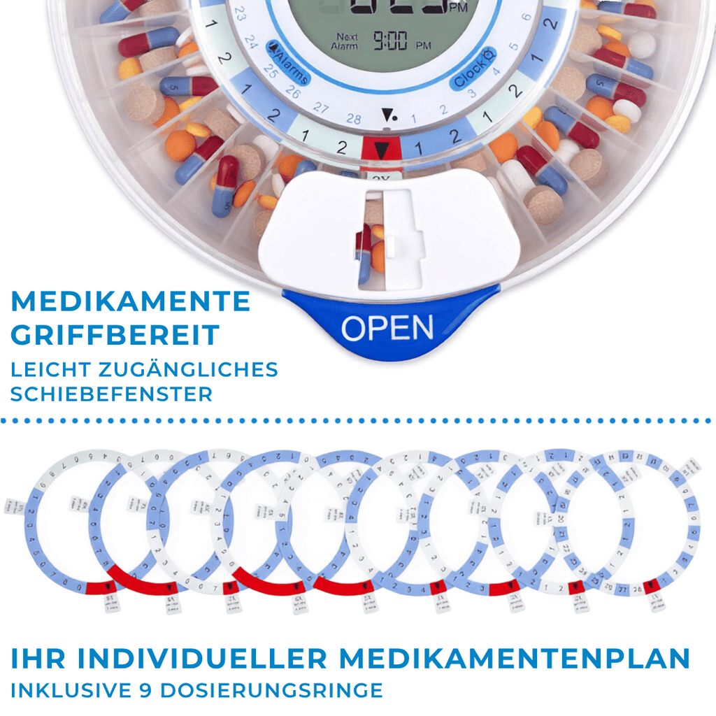 Memio Go - Smarter Medikamentenspender mit App & Erinnerungsfunktion - Memio Care