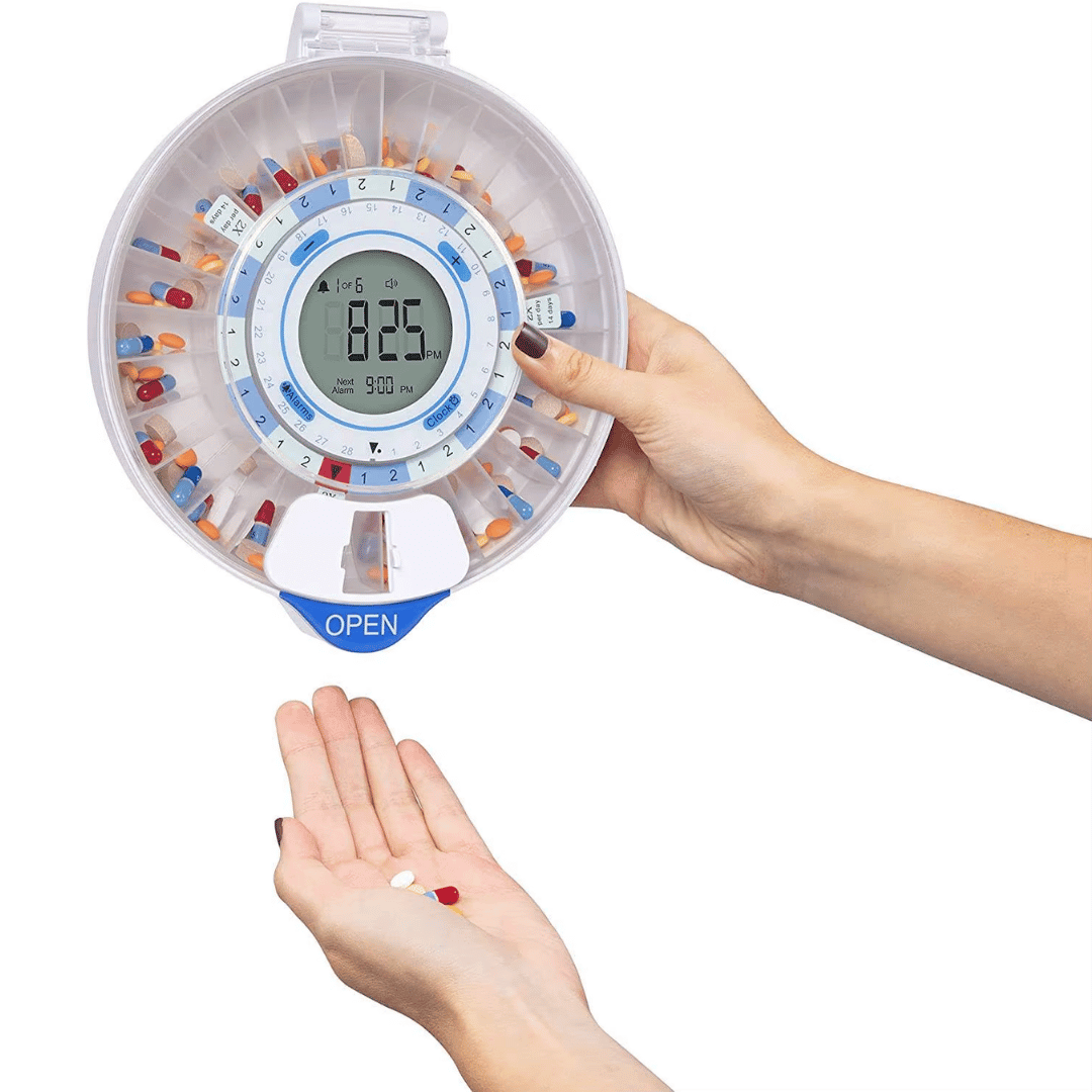 Memio Go - Smarter Medikamentenspender mit App & Erinnerungsfunktion - Memio Care